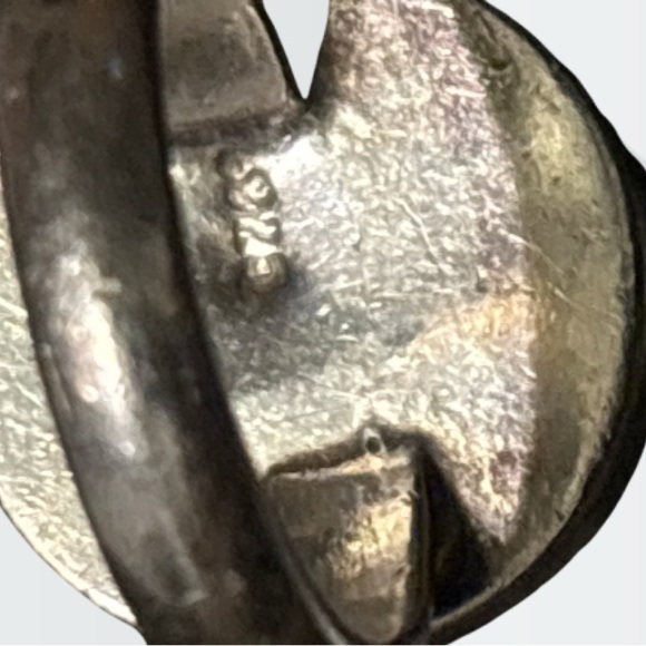 Natural Larimar Stone/ Crystal in Sliver Silver Ring Setting Size 6 - Picture 9 of 12